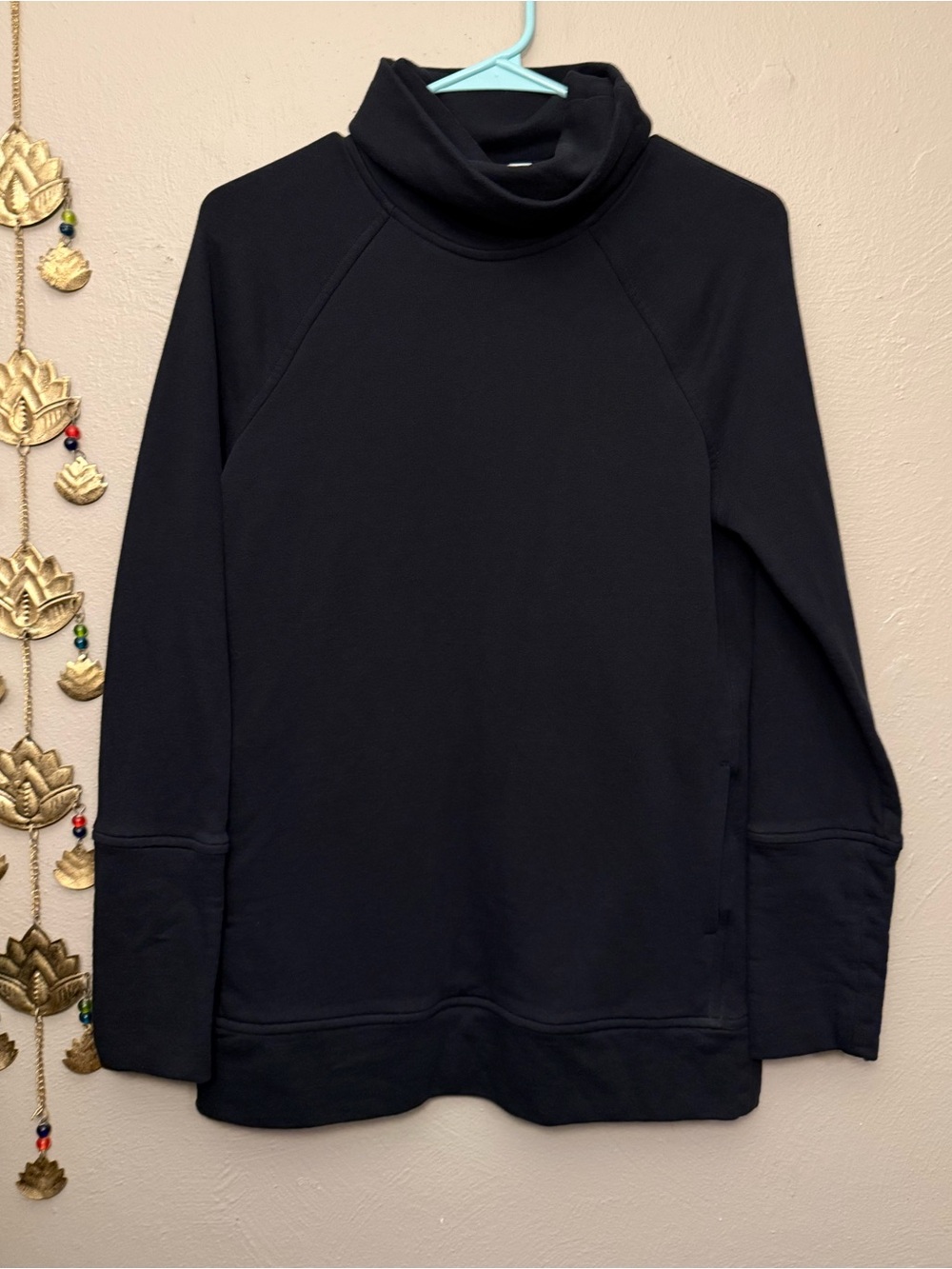 Lululemon Women’s Black To You Funnel Neck Tunic Pullover Sweatshirt Size 4